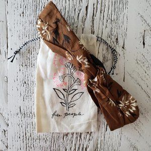 Free People Brown Headband w/bag! (New!) OS